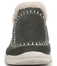 Ryka Women's Arrow Faux Fur Sherpa Collar Ankle Booties