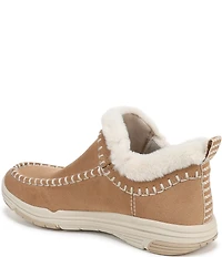 Ryka Women's Arrow Faux Fur Sherpa Collar Ankle Booties
