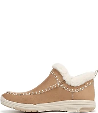 Ryka Women's Arrow Faux Fur Sherpa Collar Ankle Booties