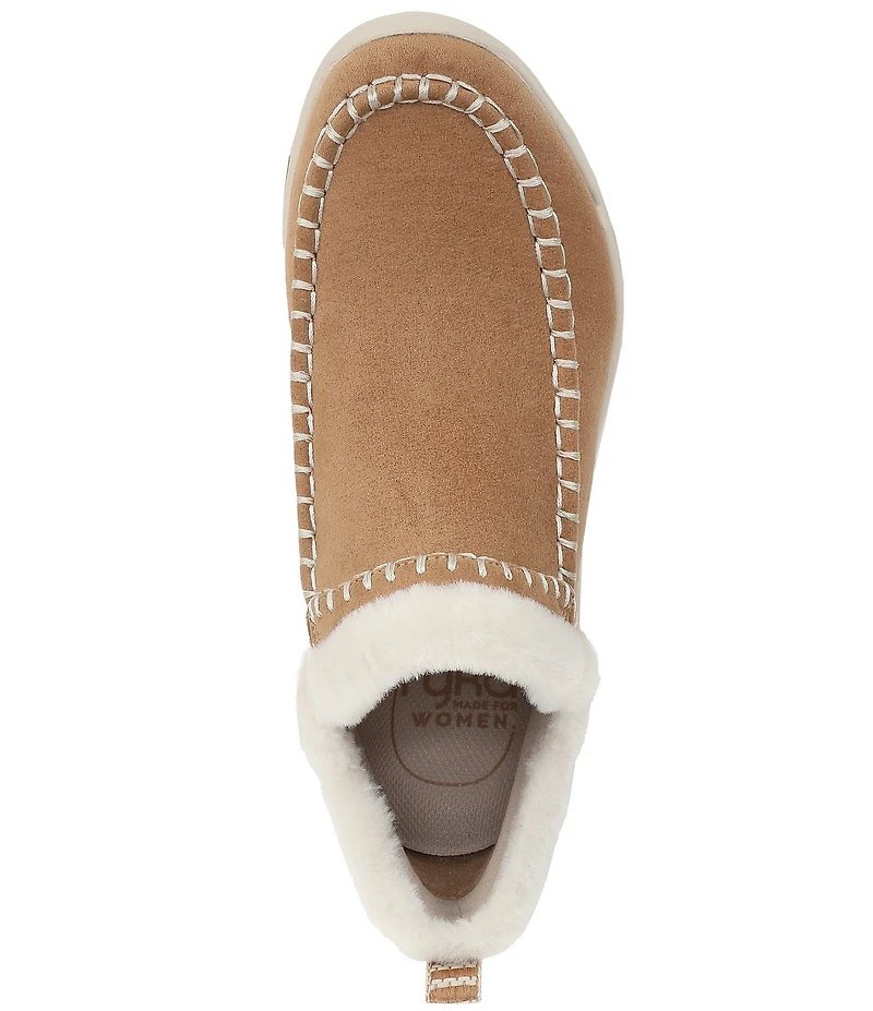 Ryka Women's Arrow Faux Fur Sherpa Collar Ankle Booties