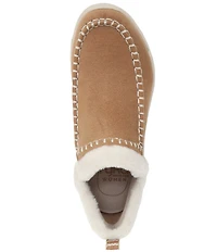 Ryka Women's Arrow Faux Fur Sherpa Collar Ankle Booties