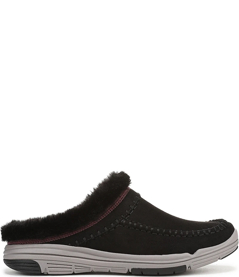 Ryka Women's Arrow Faux Fur Sherpa Collar Mule Slippers