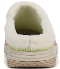 Ryka Women's Arrow Faux Fur Sherpa Collar Mule Slippers
