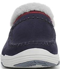 Ryka Women's Arrow Faux Fur Sherpa Collar Mule Slippers