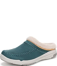 Ryka Women's Arrow Faux Fur Sherpa Collar Mule Slippers