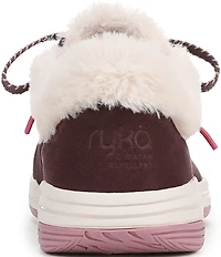 Ryka Women's Avid Faux Fur Trim Slip On Sneakers