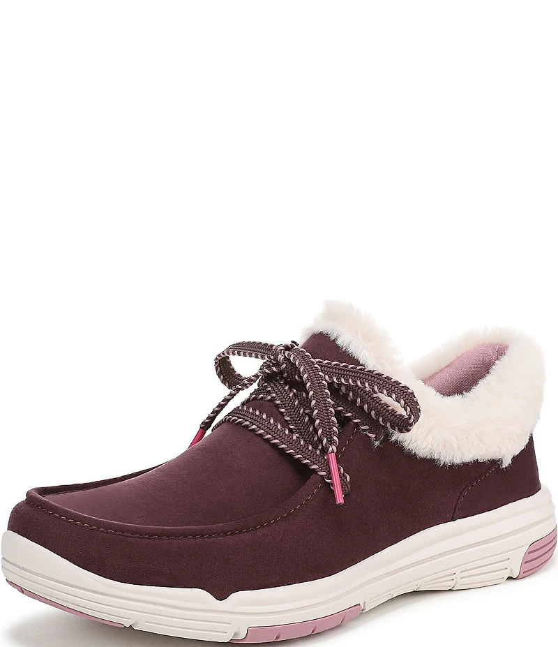 Ryka Women's Avid Faux Fur Trim Slip On Sneakers