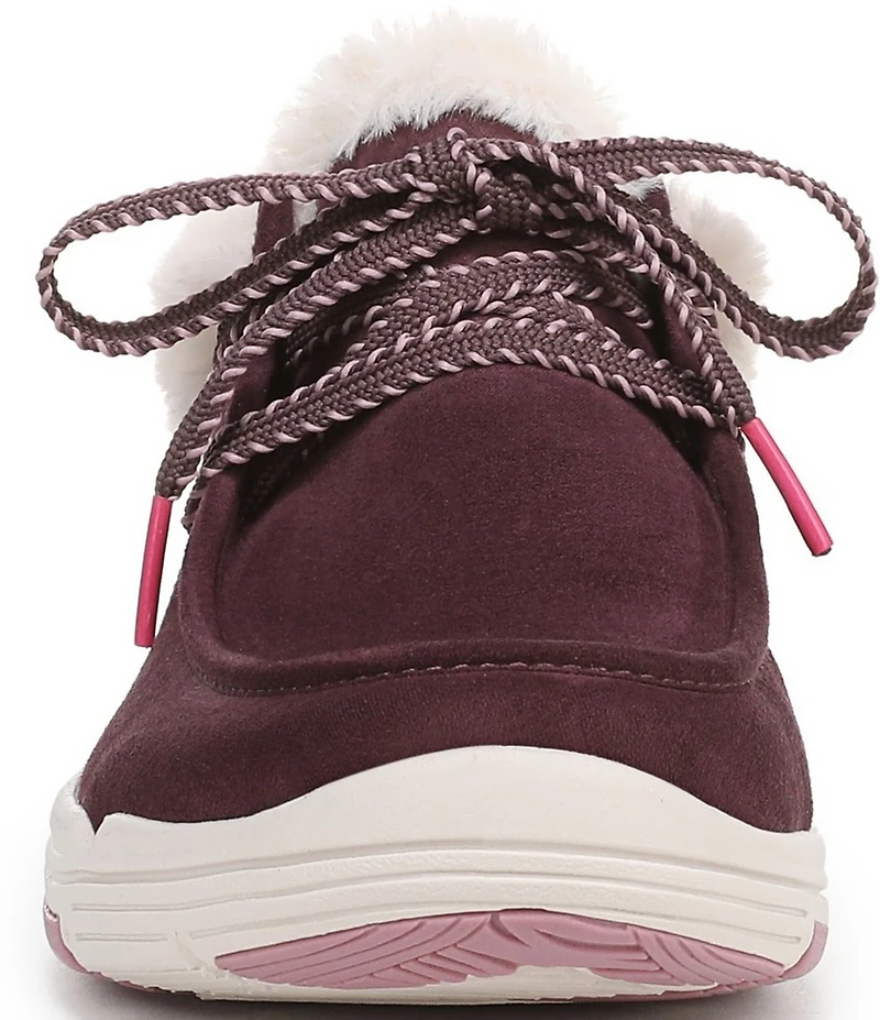 Ryka Women's Avid Faux Fur Trim Slip On Sneakers