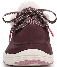 Ryka Women's Avid Faux Fur Trim Slip On Sneakers