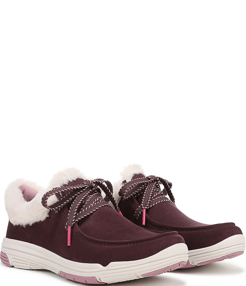 Ryka Women's Avid Faux Fur Trim Slip On Sneakers