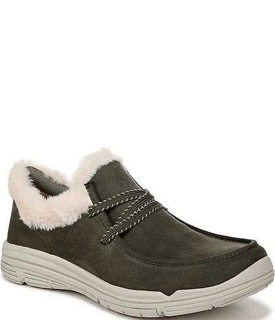 Ryka Women's Avid Faux Fur Trim Slip On Sneakers