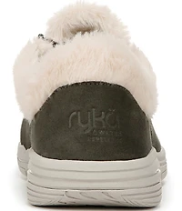 Ryka Women's Avid Faux Fur Trim Slip On Sneakers