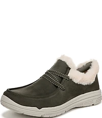 Ryka Women's Avid Faux Fur Trim Slip On Sneakers