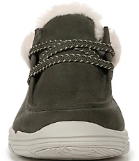 Ryka Women's Avid Faux Fur Trim Slip On Sneakers