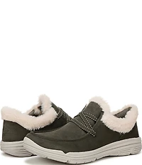 Ryka Women's Avid Faux Fur Trim Slip On Sneakers