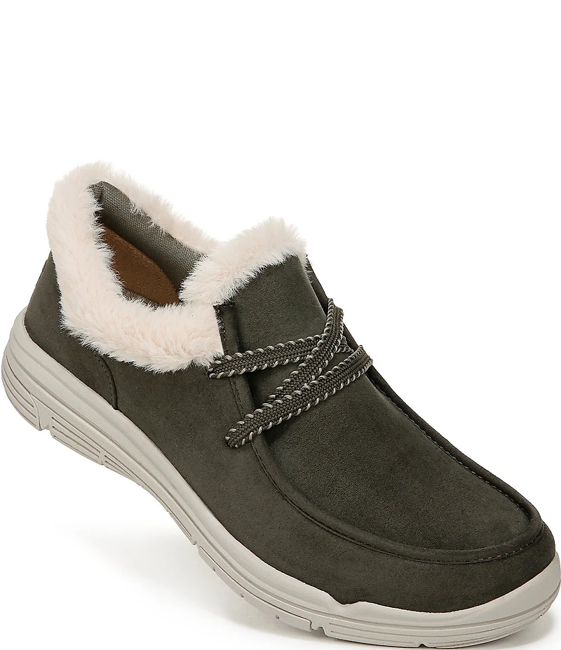 Ryka Women's Avid Faux Fur Trim Slip On Sneakers