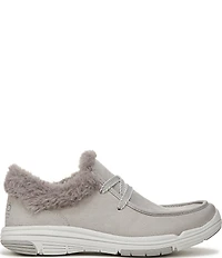 Ryka Women's Avid Faux Fur Trim Slip On Sneakers