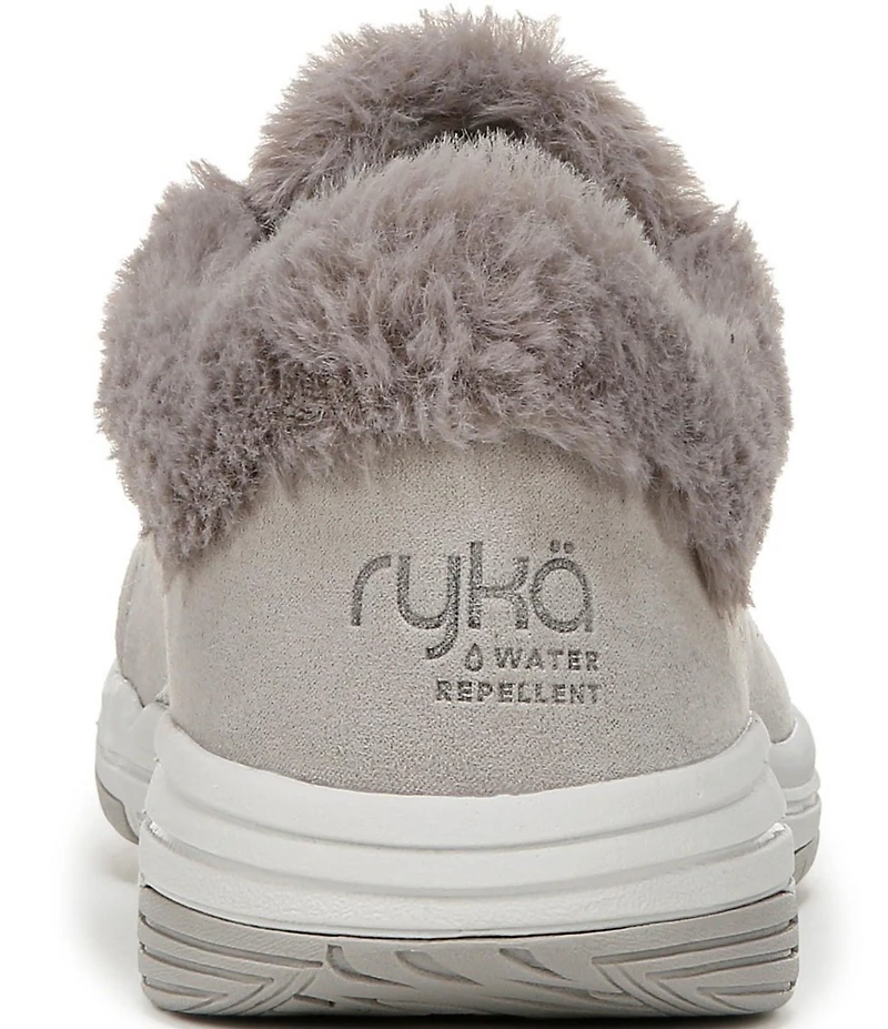 Ryka Women's Avid Faux Fur Trim Slip On Sneakers