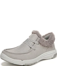 Ryka Women's Avid Faux Fur Trim Slip On Sneakers