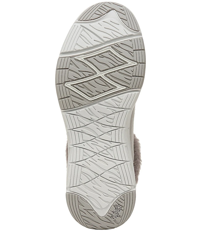 Ryka Women's Avid Faux Fur Trim Slip On Sneakers
