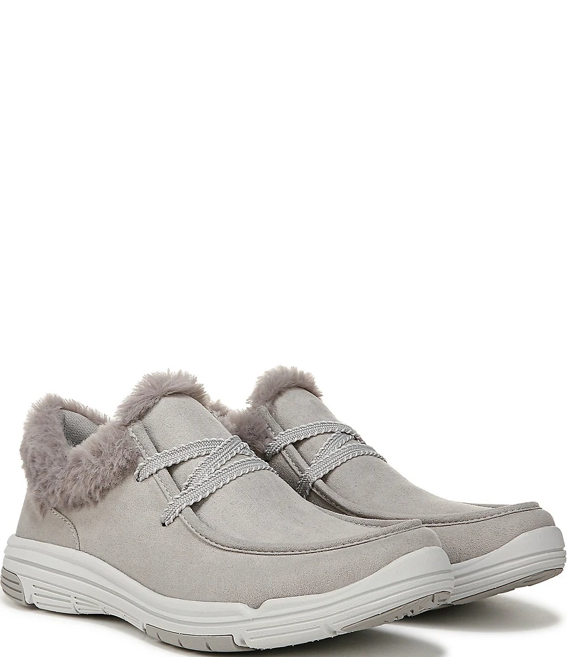 Ryka Women's Avid Faux Fur Trim Slip On Sneakers