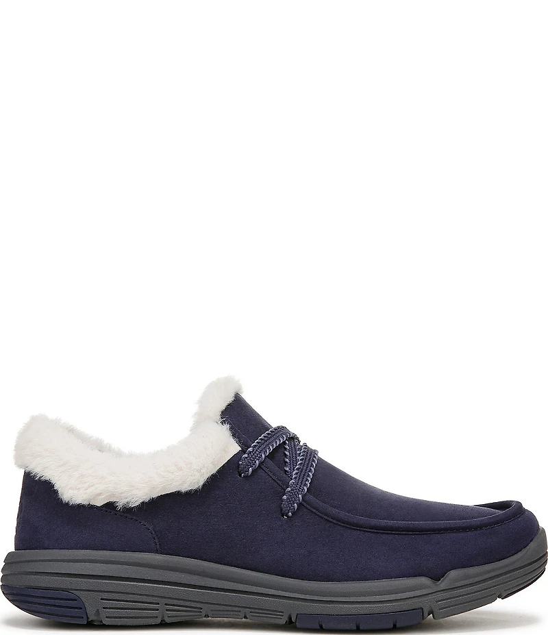 Ryka Women's Avid Faux Fur Trim Slip On Sneakers