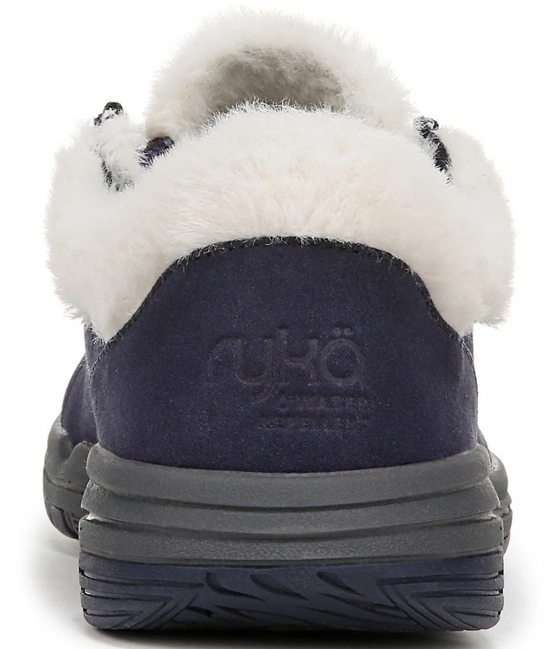 Ryka Women's Avid Faux Fur Trim Slip On Sneakers