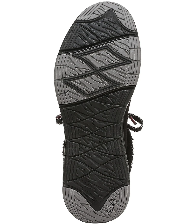Ryka Women's Avid Faux Fur Trim Slip On Sneakers