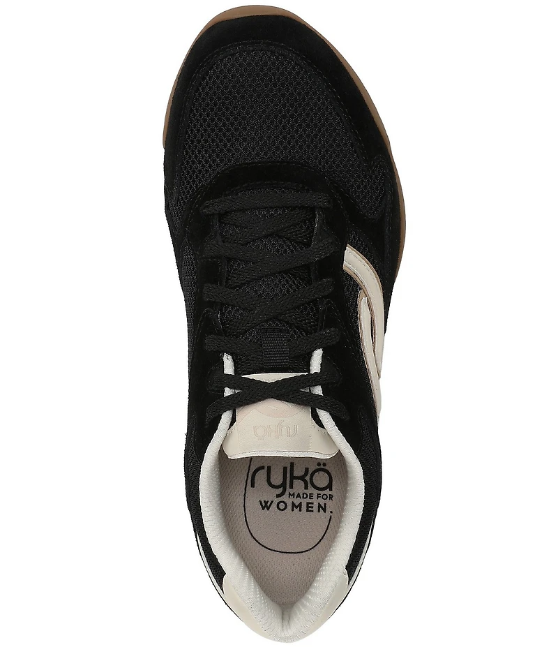 Ryka Women's Candor Mesh and Suede Fitness Sneakers