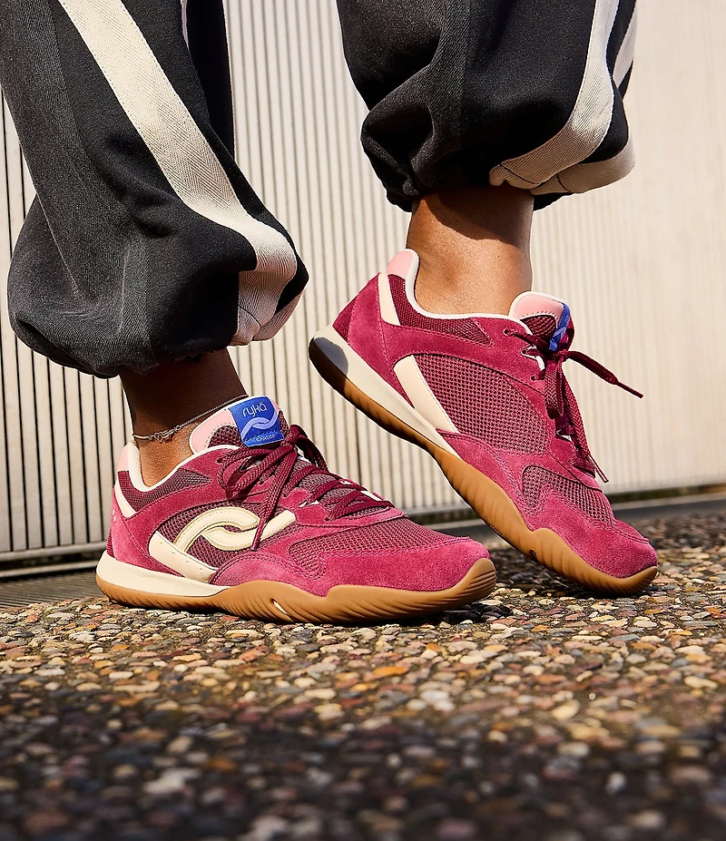 Ryka Women's Candor Mesh and Suede Fitness Sneakers