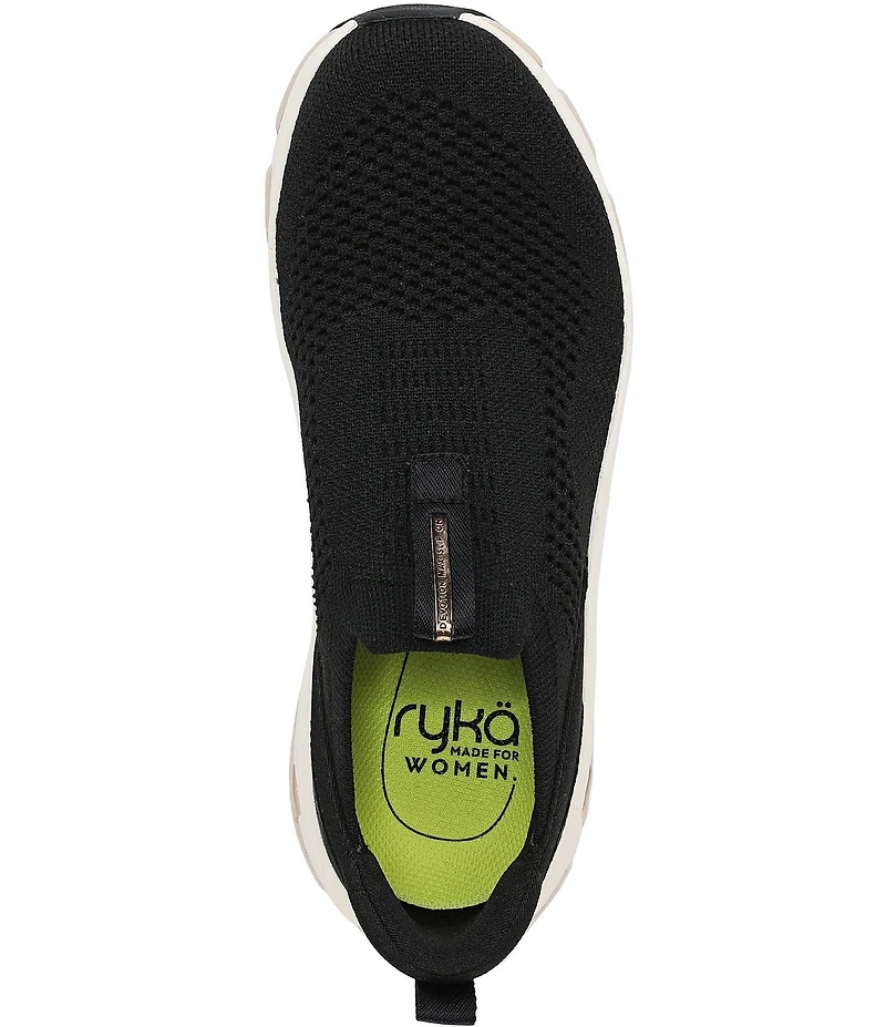 Ryka Women's Devotion Max Knit Slip On Walking Sneakers