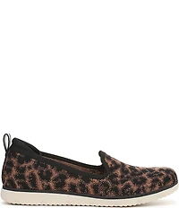 Ryka Women's Effortless Leopard Print Knit Washable Slip On Sneakers