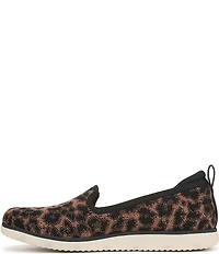 Ryka Women's Effortless Leopard Print Knit Washable Slip On Sneakers