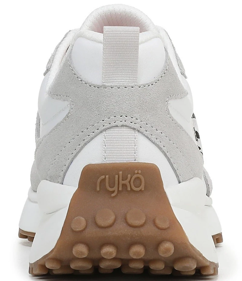 Ryka Women's Jetsetter Leopard Print Nylon and Suede Sneakers
