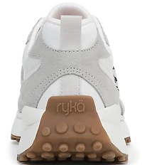 Ryka Women's Jetsetter Leopard Print Nylon and Suede Sneakers