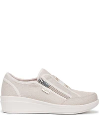 Ryka Women's Lounge Zip Washable Wedge Sneakers