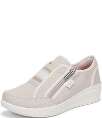 Ryka Women's Lounge Zip Washable Wedge Sneakers