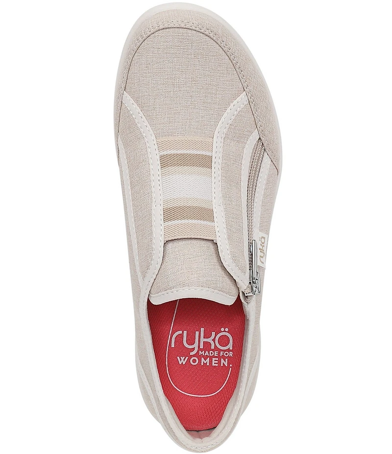 Ryka Women's Lounge Zip Washable Wedge Sneakers