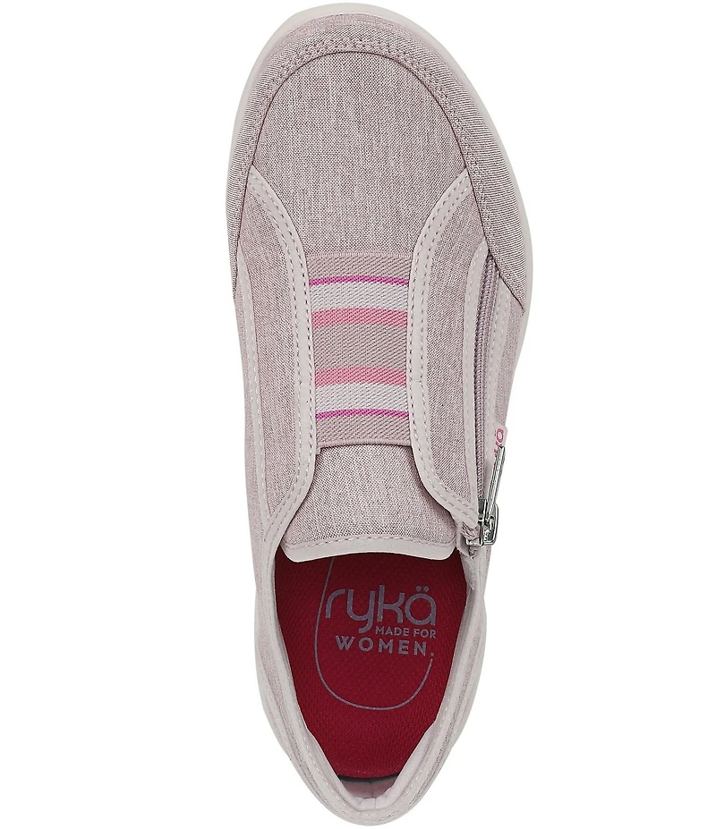 Ryka Women's Lounge Zip Washable Wedge Sneakers