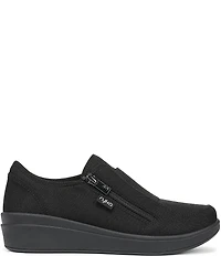 Ryka Women's Lounge Zip Washable Wedge Sneakers