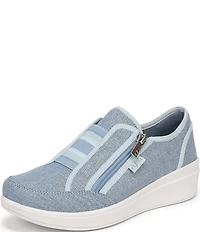 Ryka Women's Lounge Zip Washable Wedge Sneakers