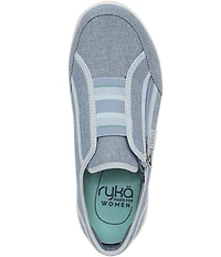 Ryka Women's Lounge Zip Washable Wedge Sneakers