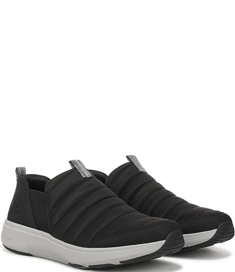 Ryka Women's Pursuit Quilted Nylon Slip On Sneakers