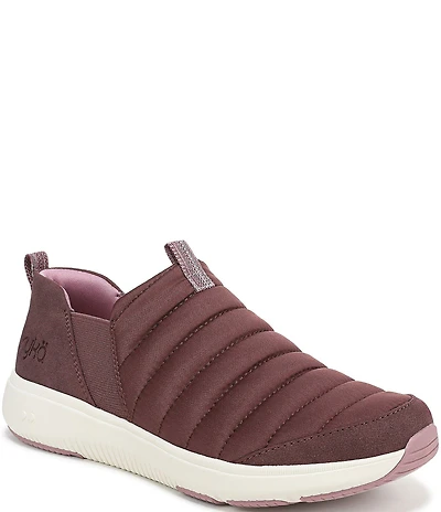 Ryka Women's Pursuit Quilted Nylon Slip On Sneakers