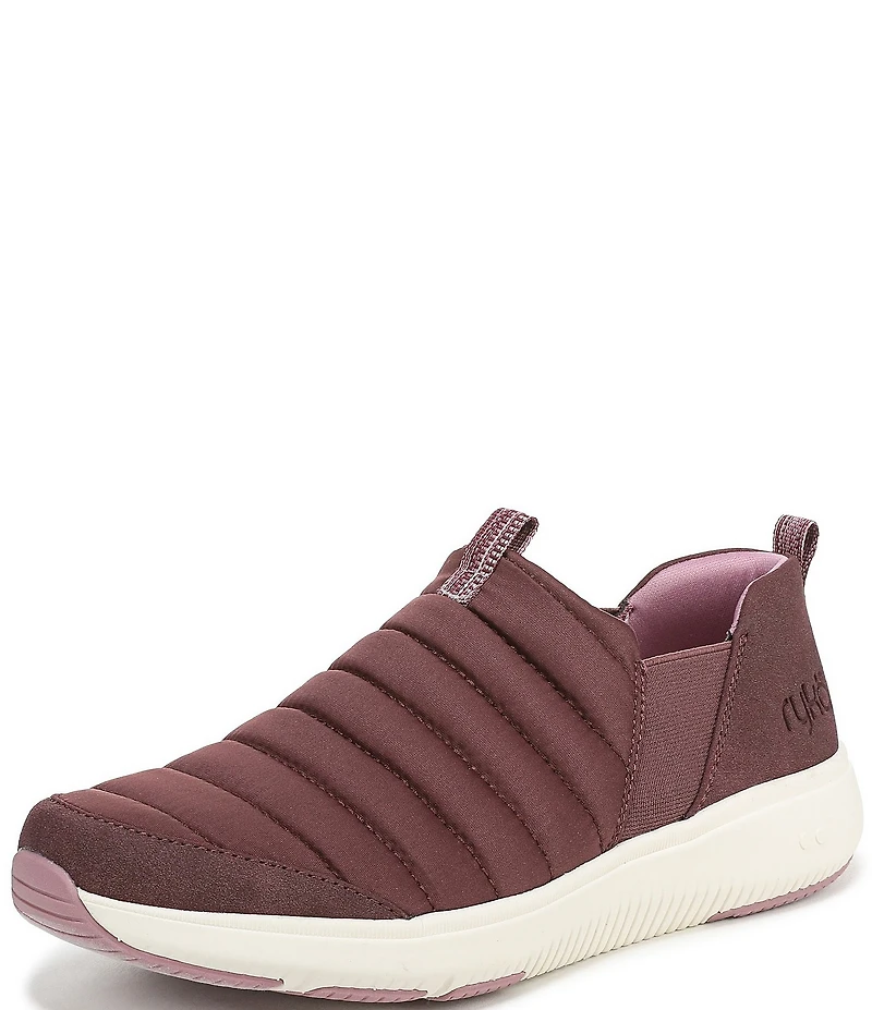 Ryka Women's Pursuit Quilted Nylon Slip On Sneakers