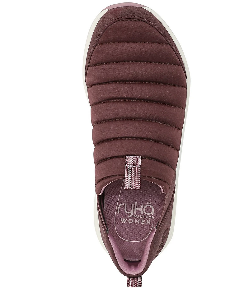 Ryka Women's Pursuit Quilted Nylon Slip On Sneakers