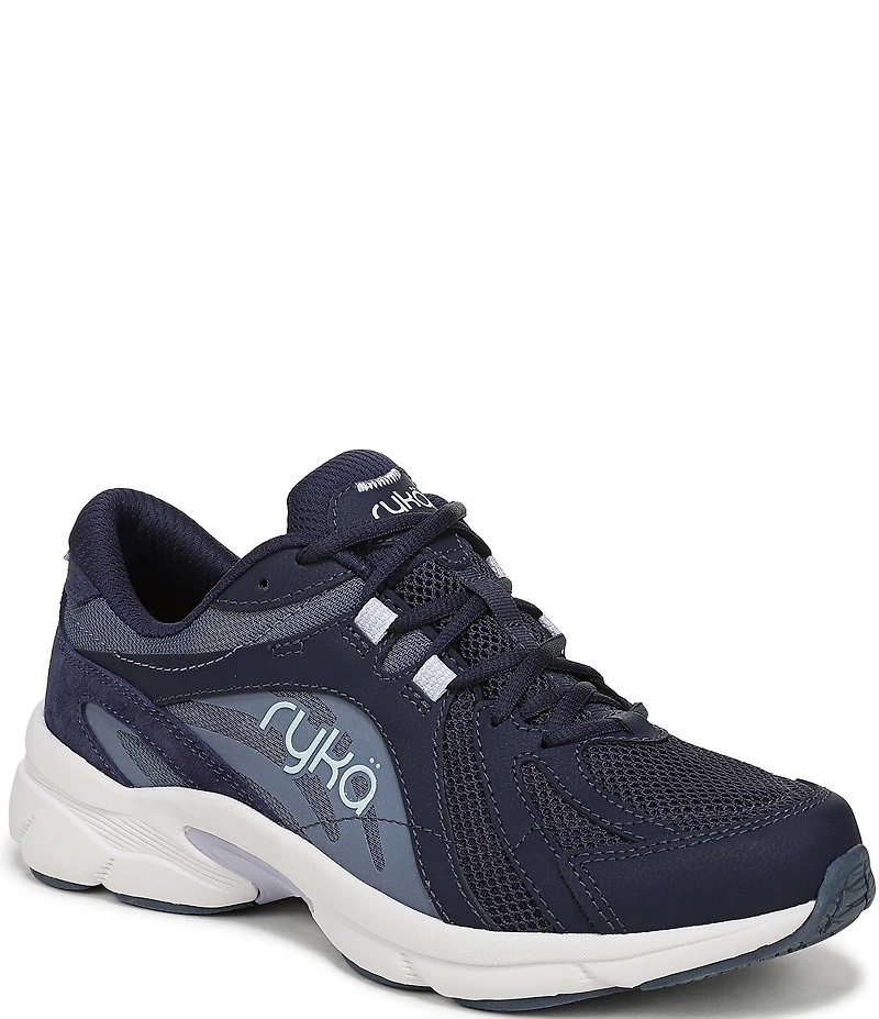Ryka Women's Skylift Mesh and Leather Fitness Walking Sneakers