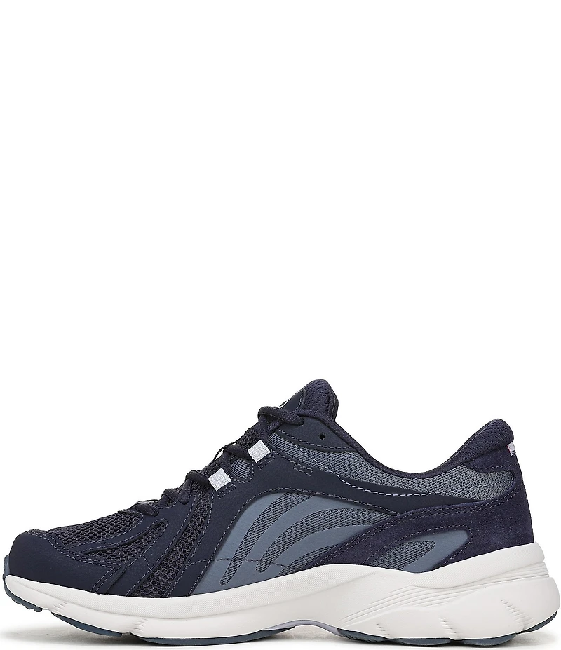 Ryka Women's Skylift Mesh and Leather Fitness Walking Sneakers