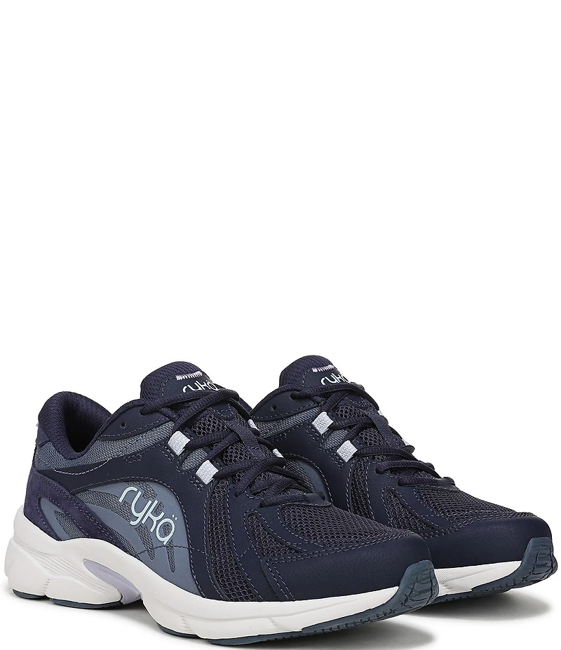 Ryka Women's Skylift Mesh and Leather Fitness Walking Sneakers