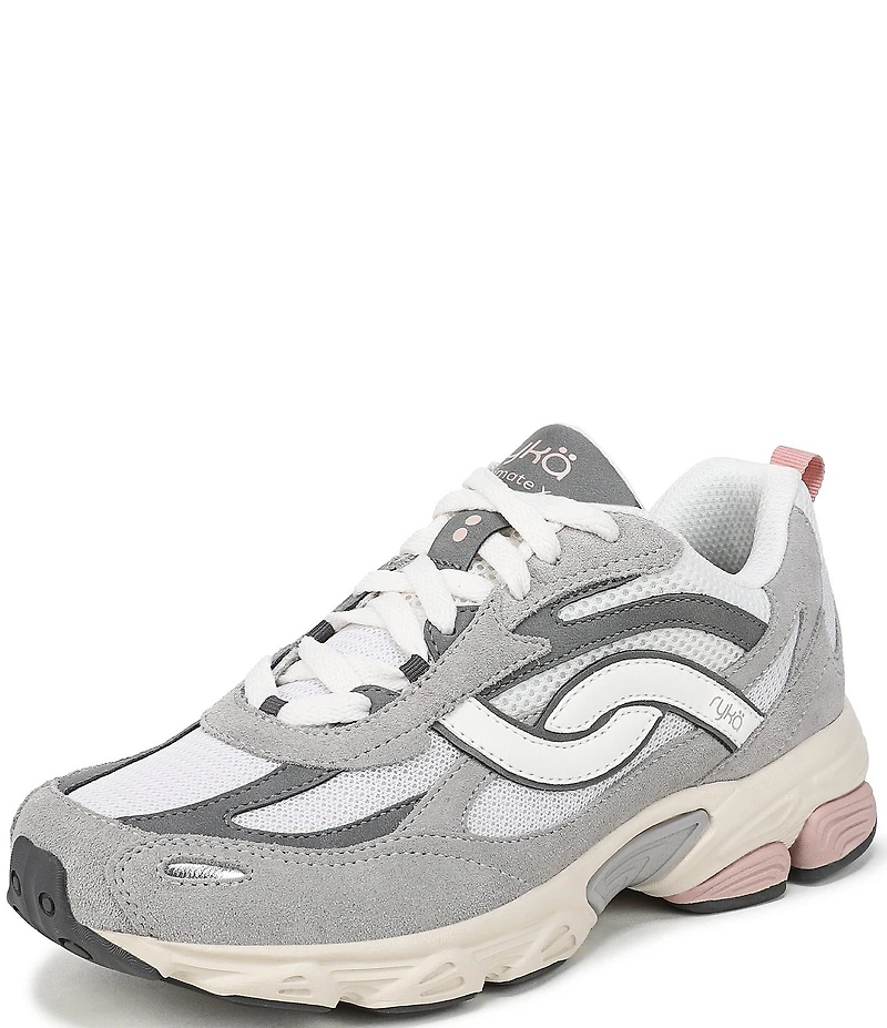 Ryka Women's Ultimate X Mesh Lightweight Lace Up Sneakers